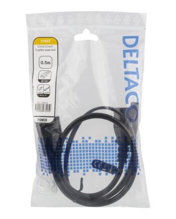 Deltaco Del-109ya Strømkabel 50 Cm