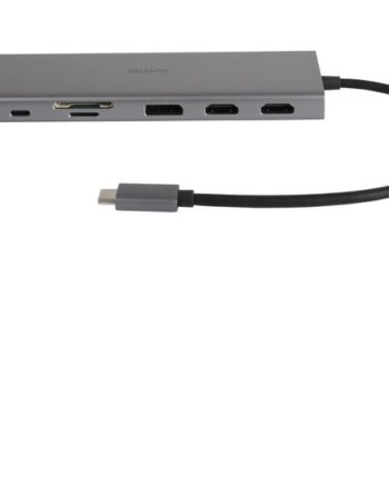 Deltaco Dockingstation Usb-      Hdmi  Dp 1gbe