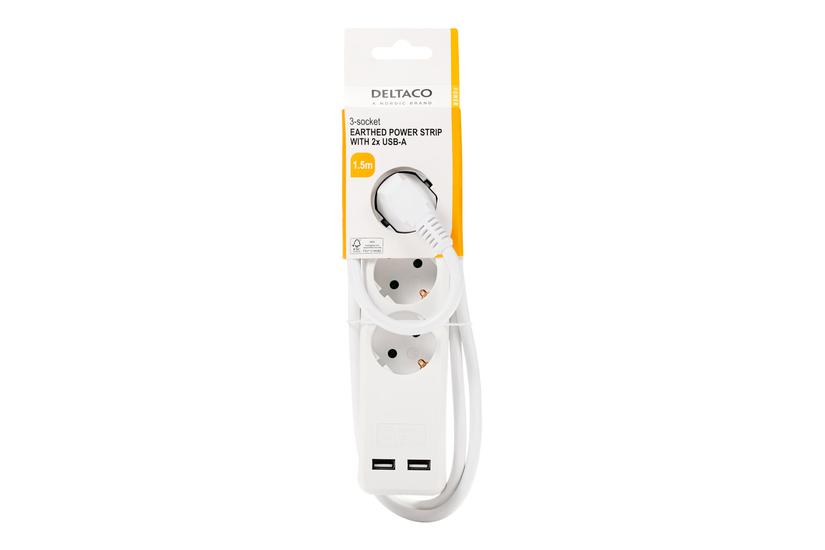 Deltaco Gt-0310 Stikdåse 3680 Watt