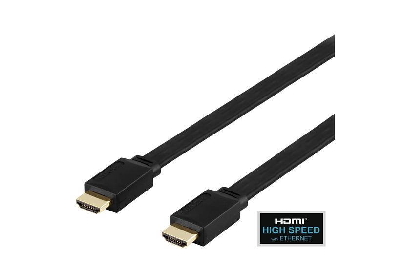 Deltaco Hdmi-kabel Med Ethernet