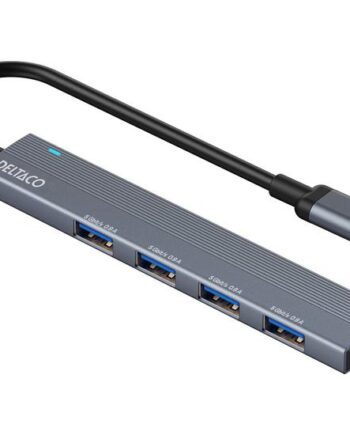 Deltaco Hub   Gbps  Usb-    Porte