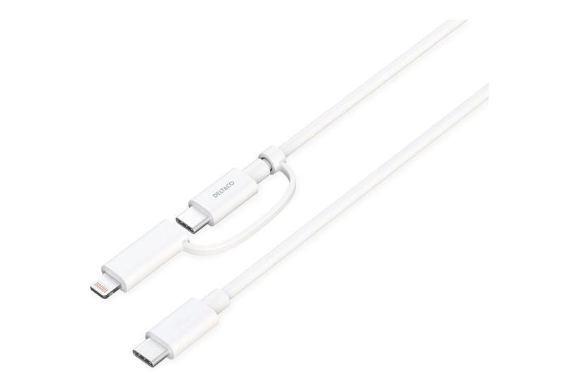 Deltaco Lightning-kabel Lightning Usb
