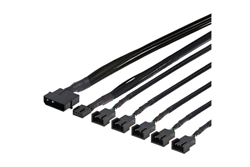 Deltaco Strøm-splitter Pin Pwm Til Pin Pwm 45 Cm