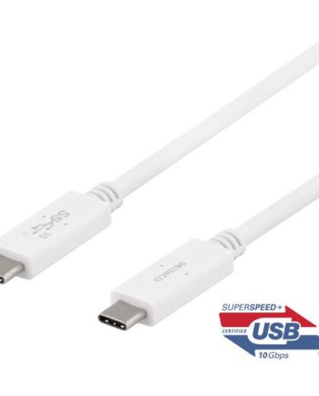 Deltaco Usb Type-  Kabel 24 Pin Usb-  Til 24 Pin Usb-