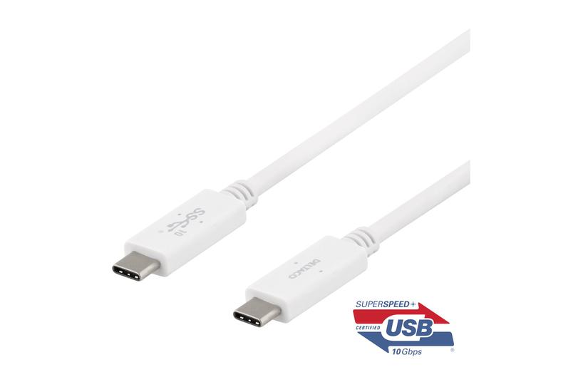 Deltaco Usb Type- Kabel 24 Pin Usb- Til 24 Pin Usb-