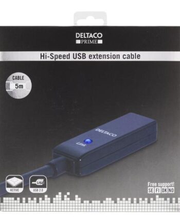 Deltaco Usb2-ex5m Usb Forlængerkabel Usb Til Usb