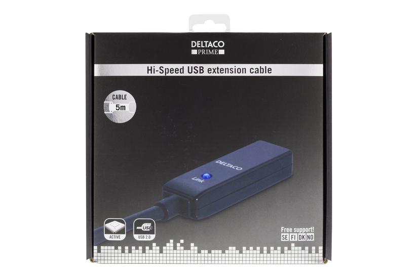 Deltaco Usb2-ex5m Usb Forlængerkabel Usb Til Usb