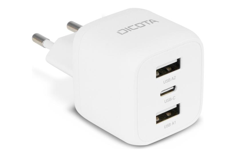 Dicota Strømforsyningsadapter Kompakt Bærbar 24 Pin Usb- Usb 32 Watt