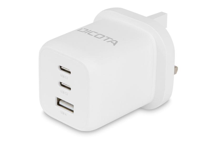 Dicota Strømforsyningsadapter Kompakt Gan Usb- Usb 65 Watt