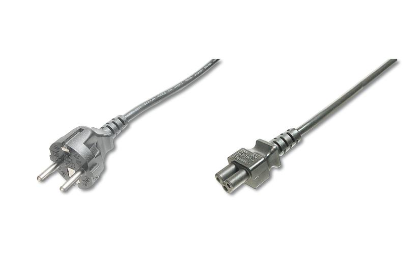 Digitus Ak-440115-008- El-ledning Sort 75 C5 Forbinder Iec C5