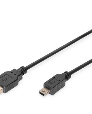 Digitus Ak-300130-018-  Usb-kabel Usb           Usb   Mini-usb   Sort