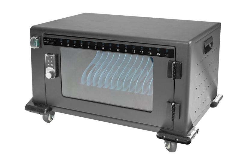Digitus Dn-45003 Vogn Med Hjul For 16 Tablets Notebooks Sort Ral 9005