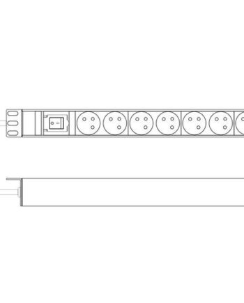 Digitus Stikdåse Aluminiumsprofil Og Kontakt 4000 Watt