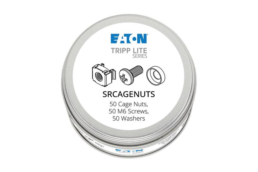 Eaton Tripp Lite Series Rack Enclosure Cabinet Square Hole Hardware Kit Screws Washers Rack Skruer Møtrikke Og Pakningsskiver