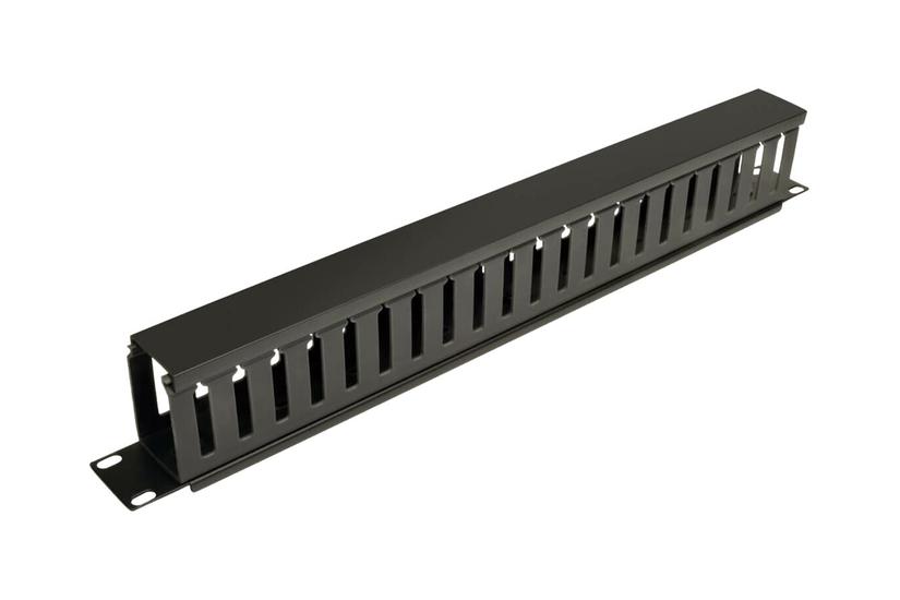 Eaton Tripp Lite Series Rack Enclosure Horizontal Cable Manager Finger Duct 1urm Stativkabeladministrationskanal Med Dække 1u