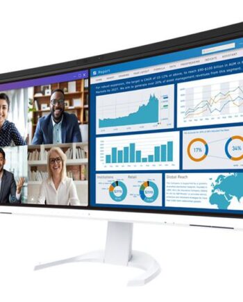 Eizo Flexscan Ev3450xc-wt Skærm Led Baglys 34  Ips 5ms Uwqhd 3440x1440
