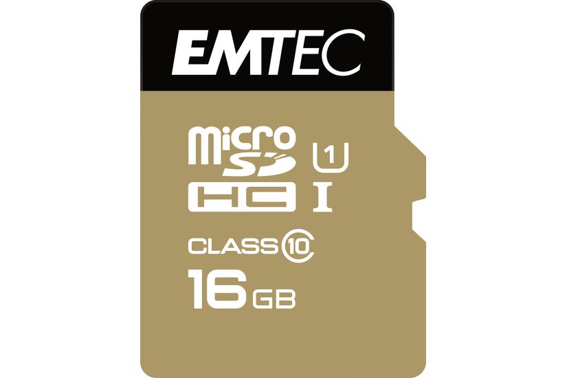 Emtec Microsd Class10 Gold 16gb Microsdhc Klasse 10