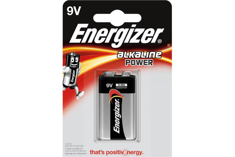 Energizer Batterie Alkaline Power 9v 6lr61 -block 1st