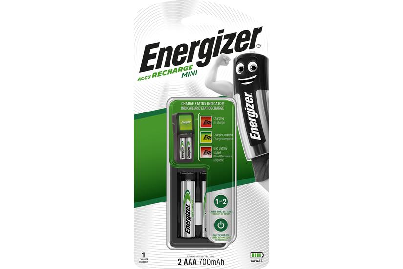 Energizer Recharge Mini 700 Batterioplader Aaa Nimh