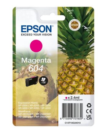 Epson 604 Magenta Original Blækpatron