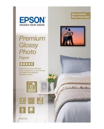Epson Premium Glossy Photo Paper Fotopapir Skinnende 15 Ark A4