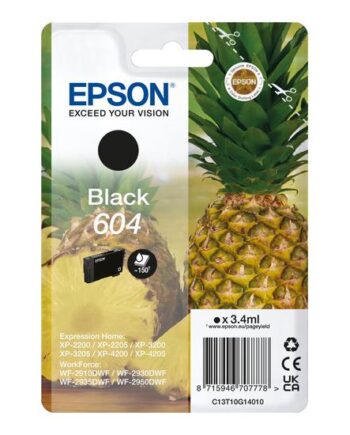 Epson 604 Sort Original Blækpatron