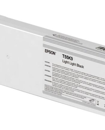 Epson T55k9 Meget Lys Sort Original Blækpatron