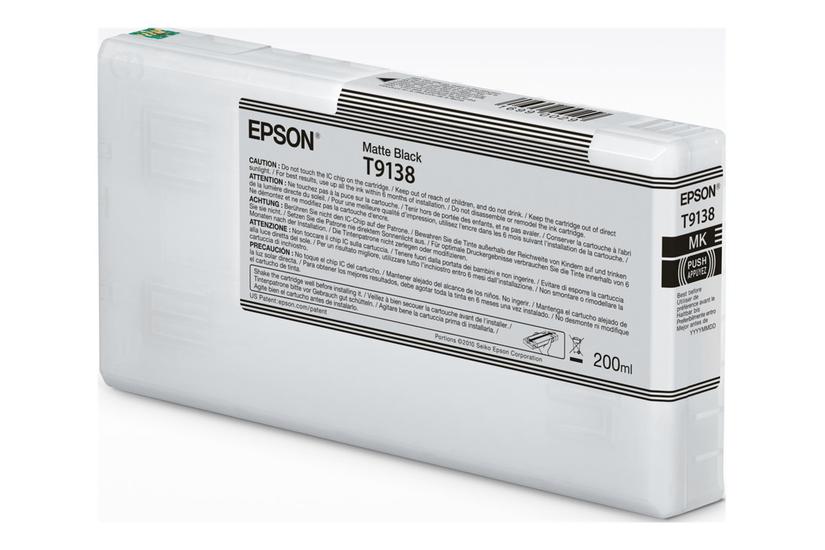 Epson T9138 Mat Sort Original Blækpatron