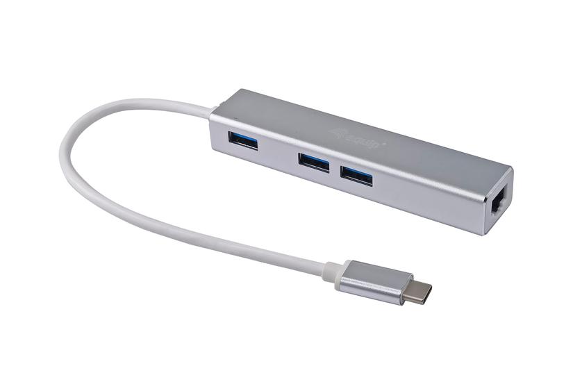 Equip 133481 Dockingstation Usb Gen Gen Type- Sølv