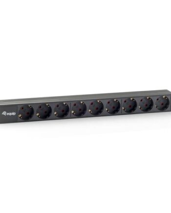 Equip 333282 Strømforsyningsenhed  Pdu    Ac Stikkontakt Er  1u Sort
