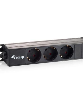 Equip 333299 Strømforsyningsenhed  Pdu    Ac Stikkontakt Er  1u Sort