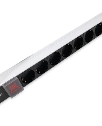 Equip 333293 Strømforsyningsenhed  Pdu    Ac Stikkontakt Er  1u Sort  Sølv