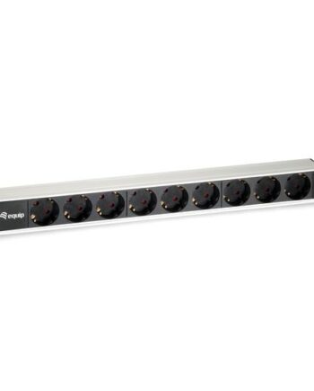 Equip 333292 Strømforsyningsenhed  Pdu    Ac Stikkontakt Er  1u Sort  Sølv