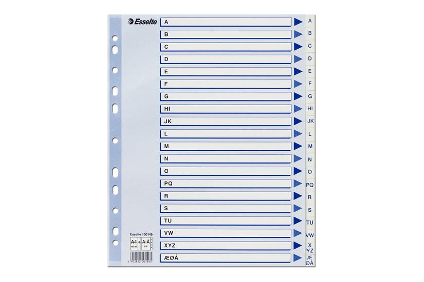 Esselte Deler For A4 Maxi Med Faneblade Hvid