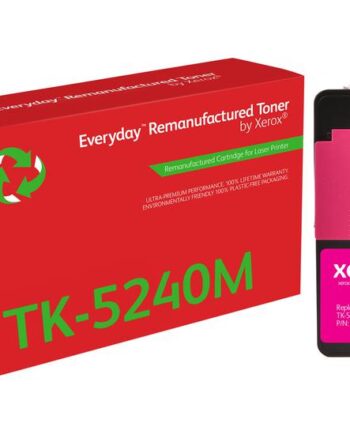 Everyday Magenta Kompatibel Genproduceret Tonerpatron  Alternativ Til: Kyocera Tk-5240m  Green World Alliance Returneringsprogram