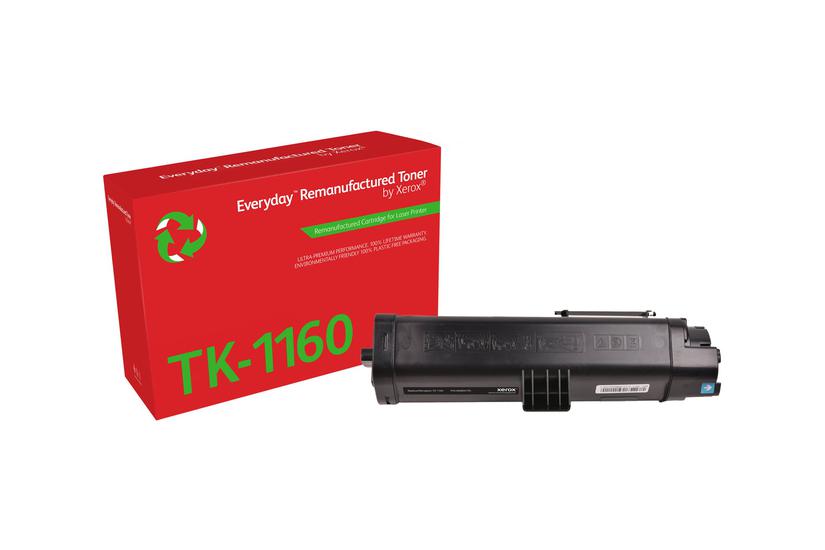 Everyday Sort Kompatibel Genproduceret Tonerpatron Alternativ Til: Kyocera Tk-1160 Green World Alliance Returneringsprogram