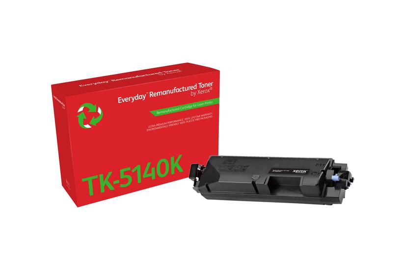 Everyday Sort Kompatibel Genproduceret Tonerpatron Alternativ Til: Kyocera Tk-5140k Green World Alliance Returneringsprogram