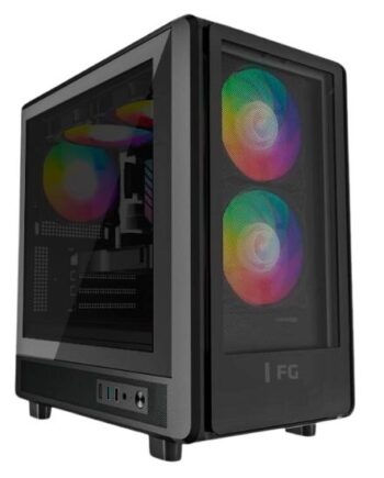 Fg C180 Rgb Tempered Glass Side Micro Atx Kabinet