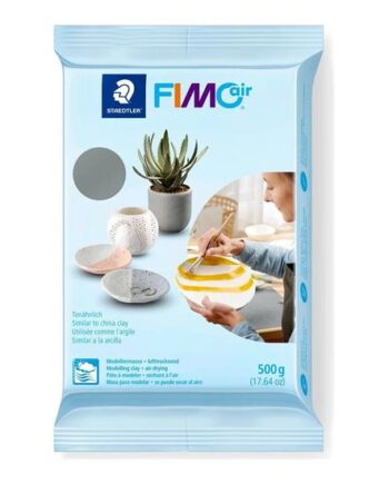 Fimoair 8100 Ler Til Modellering 500   Grå 95   Naturlige Ingredienser