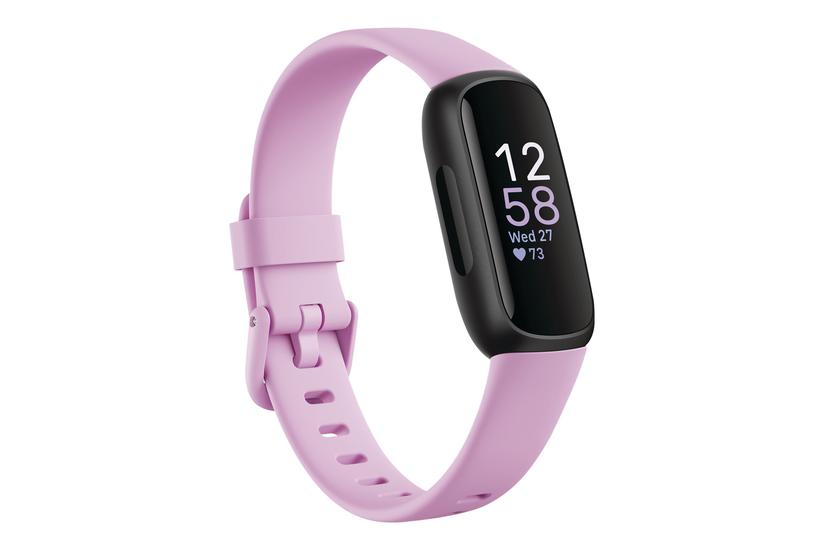 Fitbit Inspire Sort Aktivitetssporer Med Bånd Lyslilla Idyl