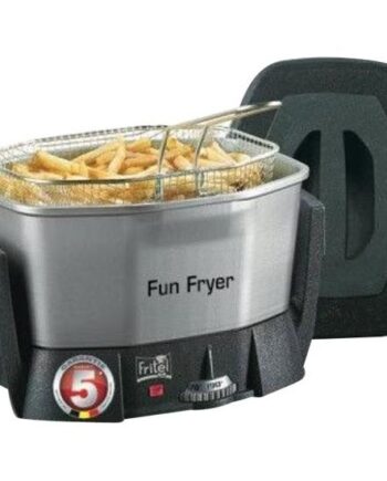 Fritel Starter Ff 1200 Fun Fryer Fritureapparat Sort Grå Sølv