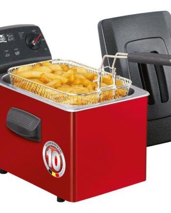 Fritel Turbo Sf 4153 Fritureapparat Sort Rød Grå