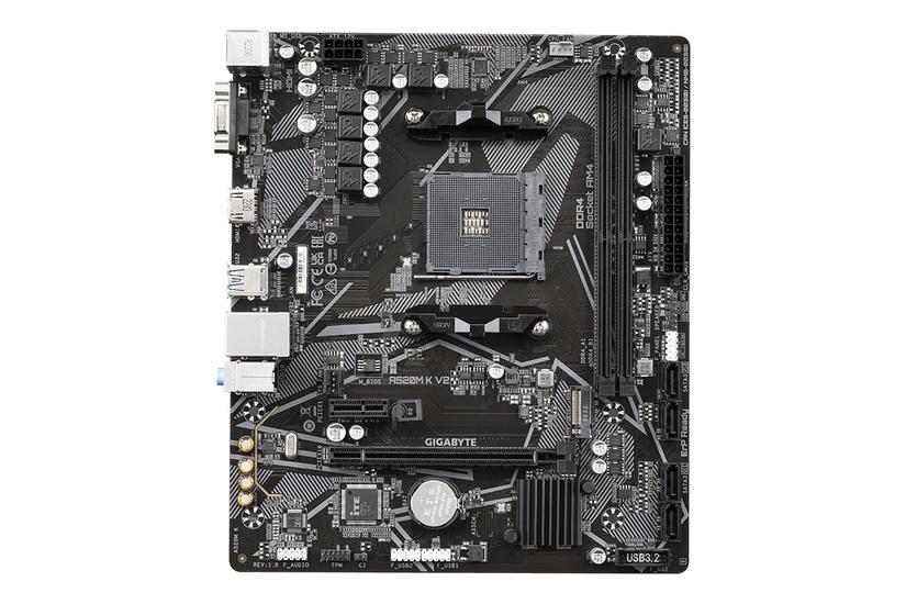 Gigabyte A520m V2 Ddr4 Micro Atx Bundkort Am4