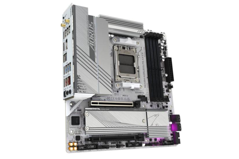 Gigabyte B650m Aorus Elite Ax Ice Bundkort Micro Atx Socket Am5
