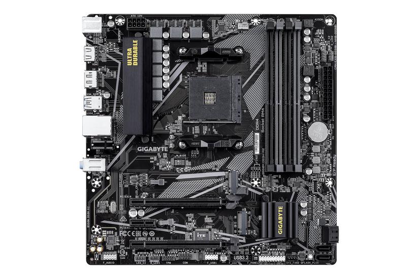 Gigabyte B550m Ds3h R2 Bundkort Micro Atx Socket Am4 Amd B550