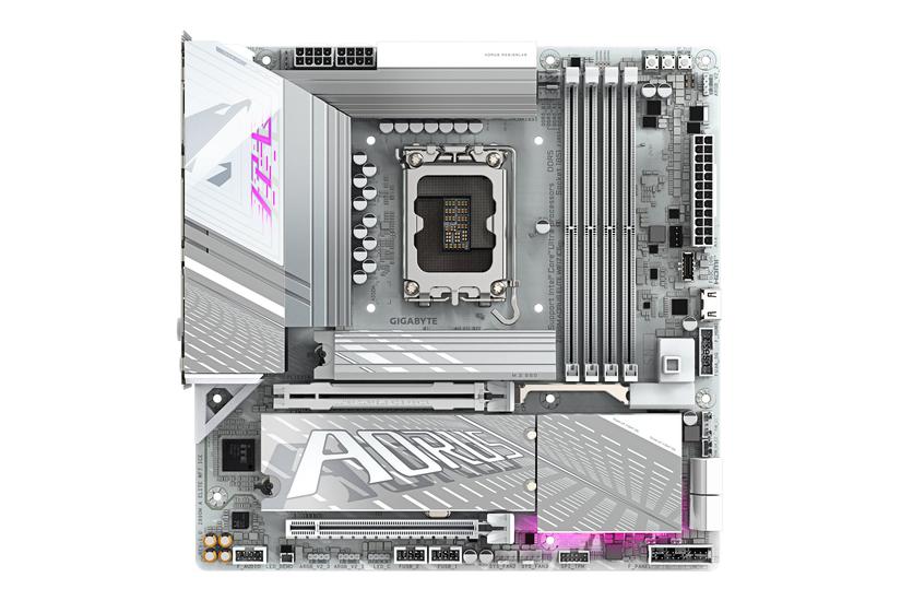 Gigabyte Z890m Aorus Elite Wifi7 Ice Ddr5 Micro Atx Bundkort Lga1851