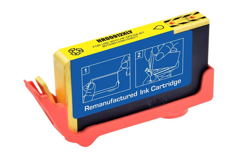 Gilford Gul Kompatibel Genproduceret Blækpatron Alternativ Til: Hp 912