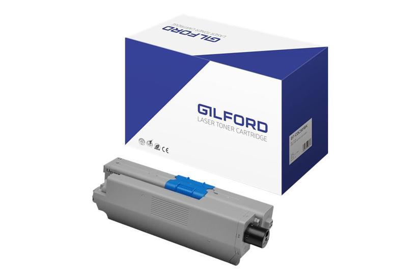 Gilford Sort Kompatibel Tonerpatron Alternativ Til: Oki 44973536