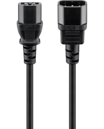 Goobay Forlængerkabel Til Strøm Iec 60320 C14 Til Power Iec 60320 C13