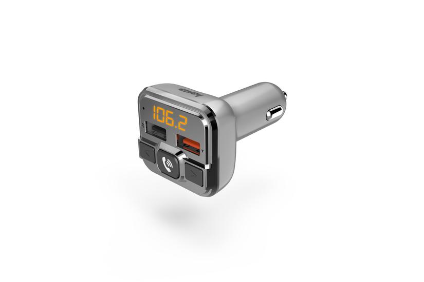 Hama Bluetooth Håndfri Fm-transmitter Oplader For Mobiltelefon Tablet